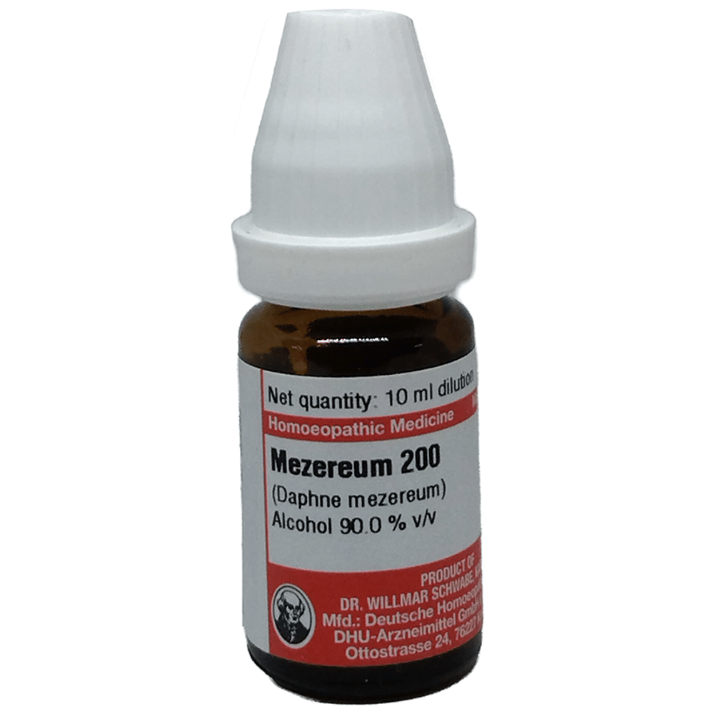 Dr Willmar Schwabe Germany Mezereum (Daphne Mezereum) Dilution 200 bottle of 10 ml Dilution