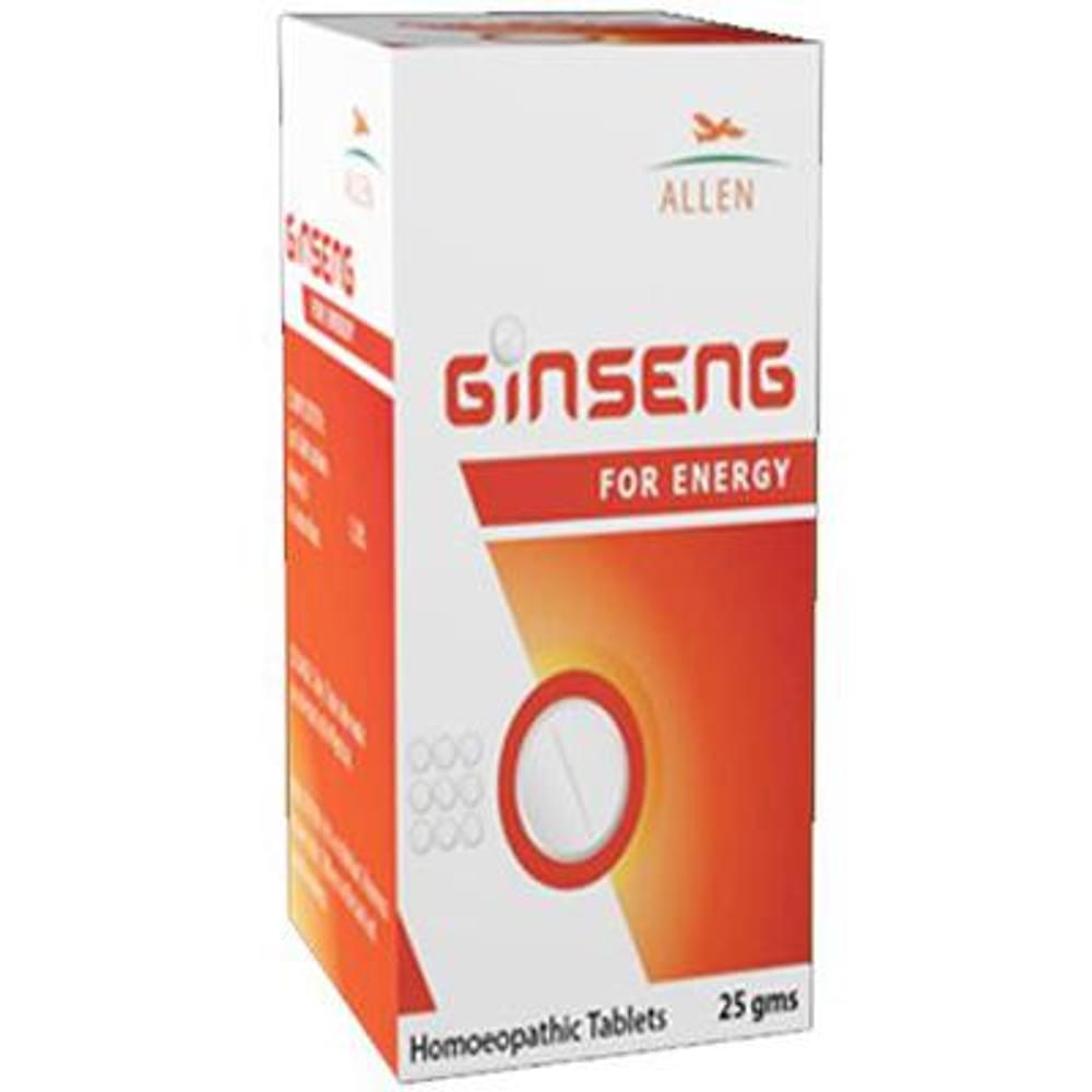 Allen Ginseng For Energy Tablet bottle of 25 gm Tablet