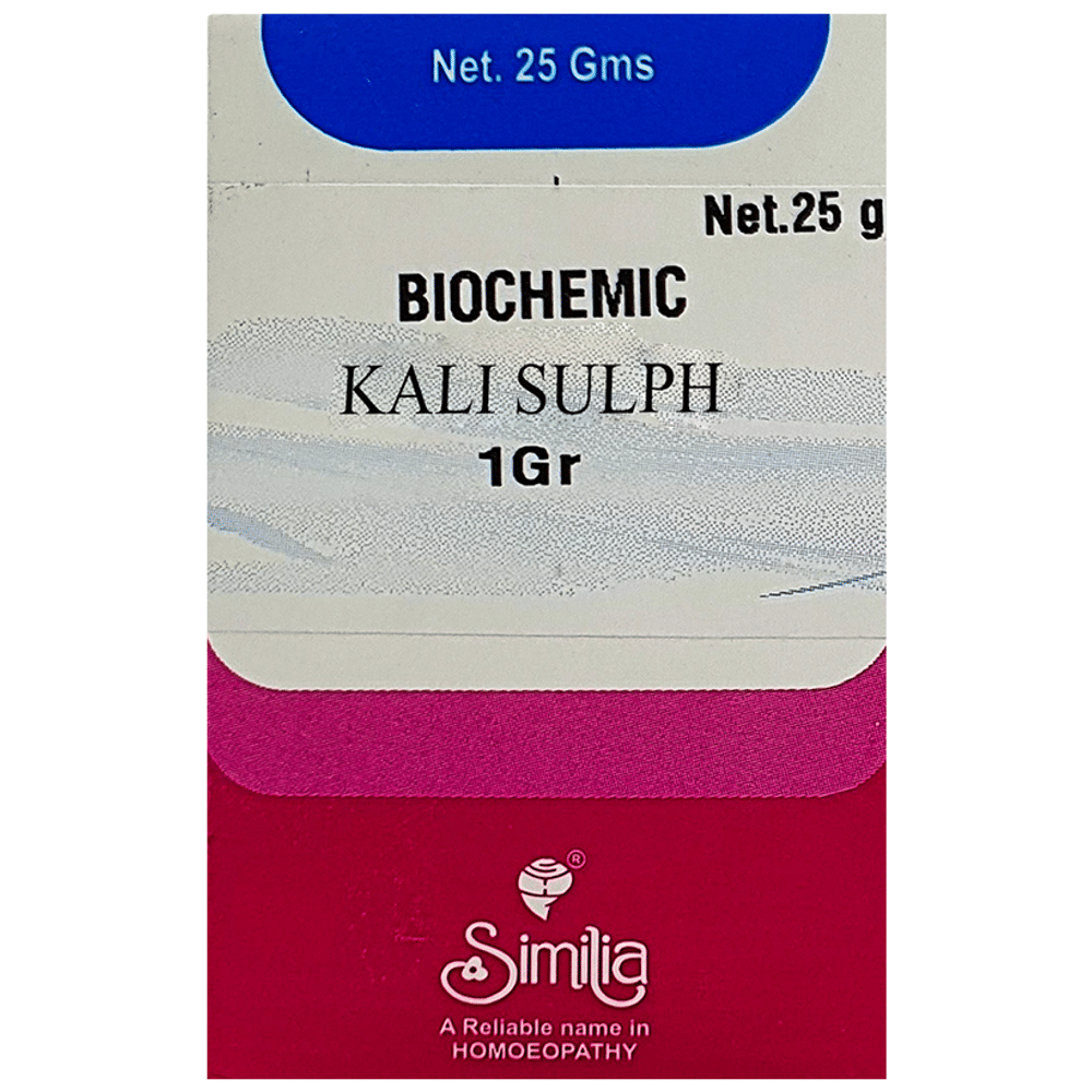 Similia Kali Sulph Biochemic Tablet 6X bottle of 25 gm Biochemic Tablet