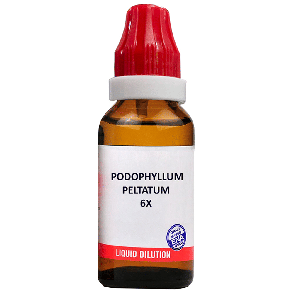 Bjain Podophyllum Peltatum Dilution 6X bottle of 30 ml Dilution