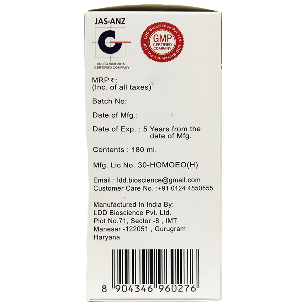 LDD Bioscience Elixir-Rite Restorative Tonic bottle of 450 ml Tonic