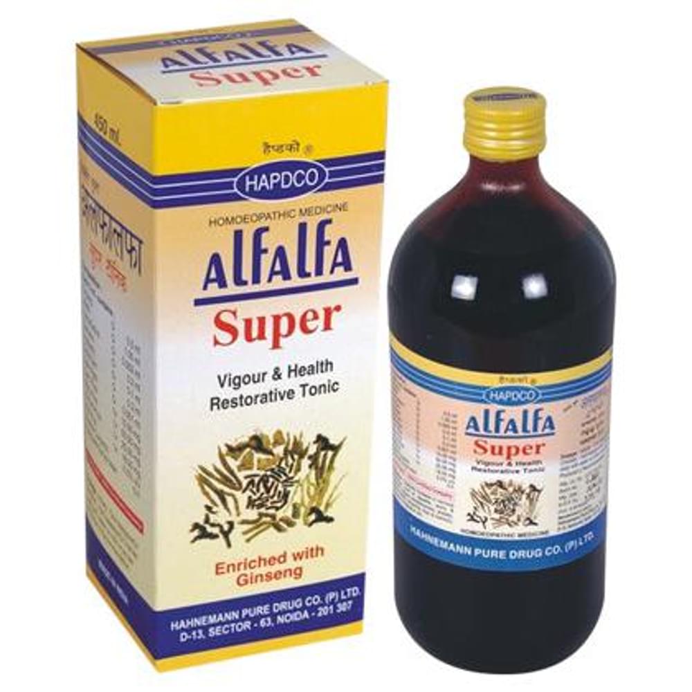 Hapdco Alfalfa Super Tonic bottle of 200 ml Tonic