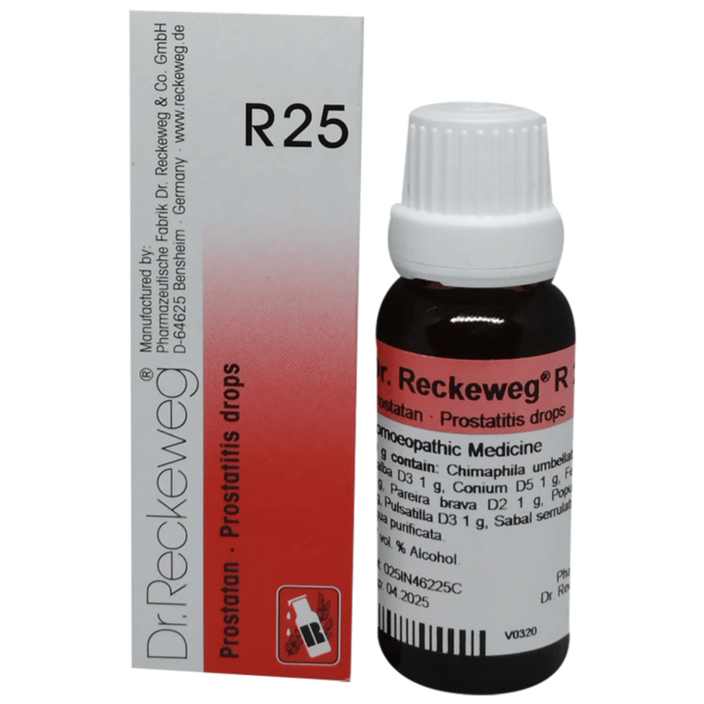 Dr. Reckeweg R25 Prostatitis Drop bottle of 22 ml Drop Dr. Reckeweg R25 Prostatitis Drop bottle of 22 ml Drop