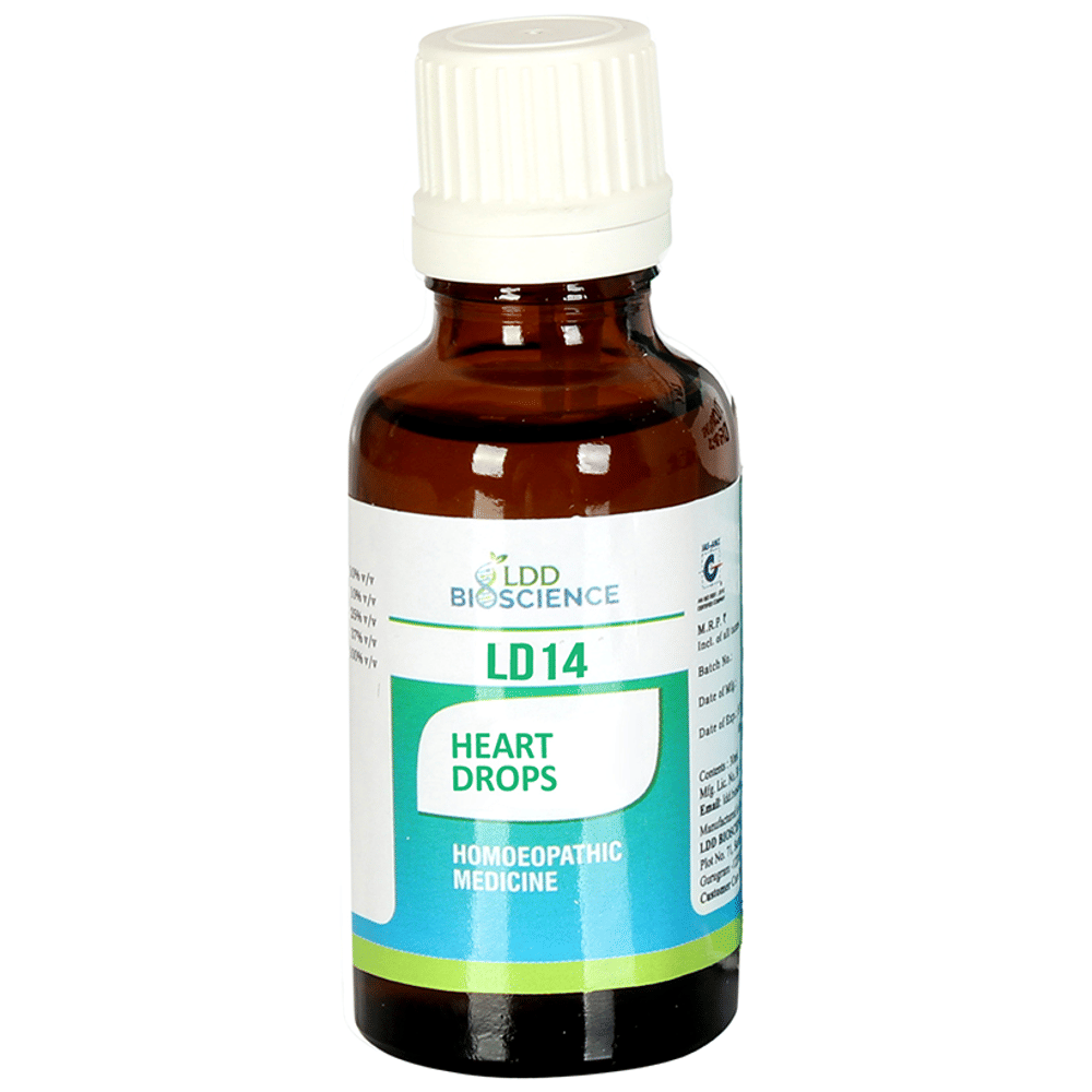 LDD Bioscience LD 14 Heart Drop bottle of 30 ml Drop LDD Bioscience LD 14 Heart Drop bottle of 30 ml Drop