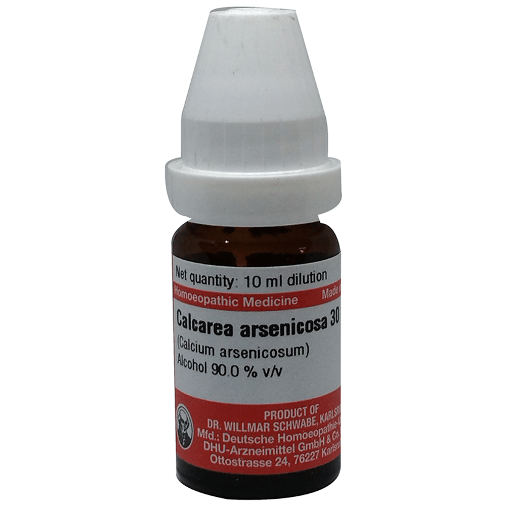 Dr Willmar Schwabe Germany Calcarea Arsenicosa Dilution 30 bottle of 10 ml Dilution