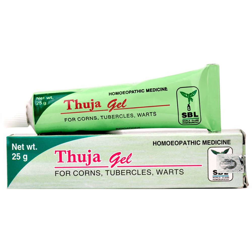 SBL Thuja Gel tube of 25 gm Gel SBL Thuja Gel tube of 25 gm Gel