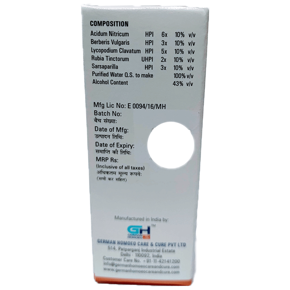 German's 525 Renal Calculi Drop bottle of 30 ml Drop