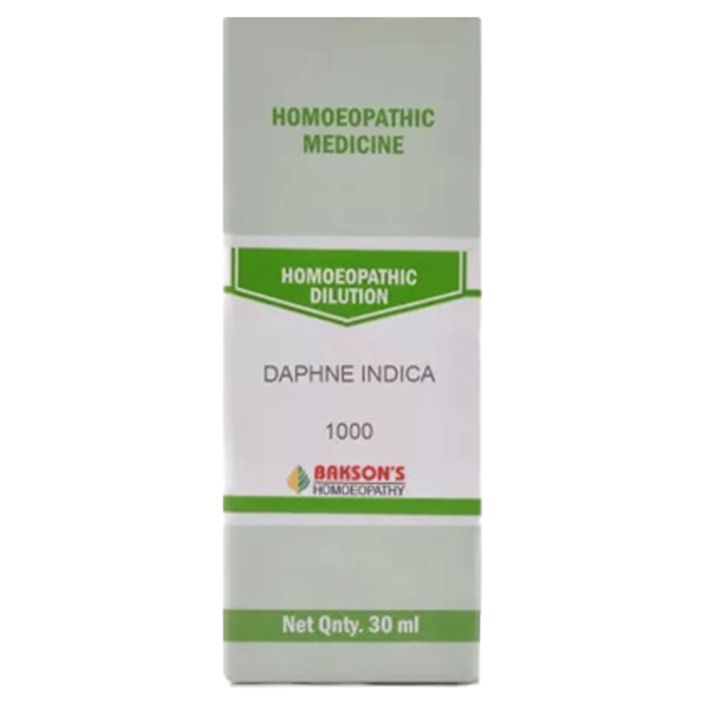 Bakson's Homeopathy Daphne Indica Dilution 1000 CH bottle of 30 ml Dilution