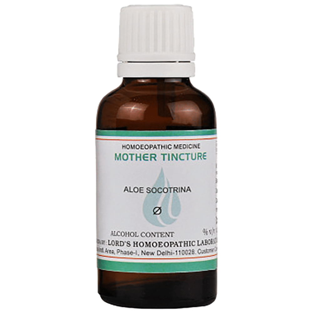 Lord's Aloe Socotrina Mother Tincture Q bottle of 30 ml Mother Tincture Lord's Aloe Socotrina Mother Tincture Q bottle of 30 ml Mother Tincture