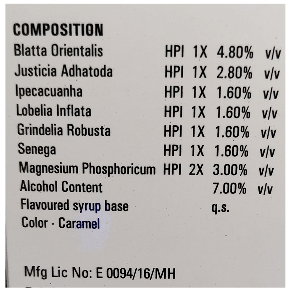 German's Broncho Care and Cure Syrup bottle of 200 ml Syrup