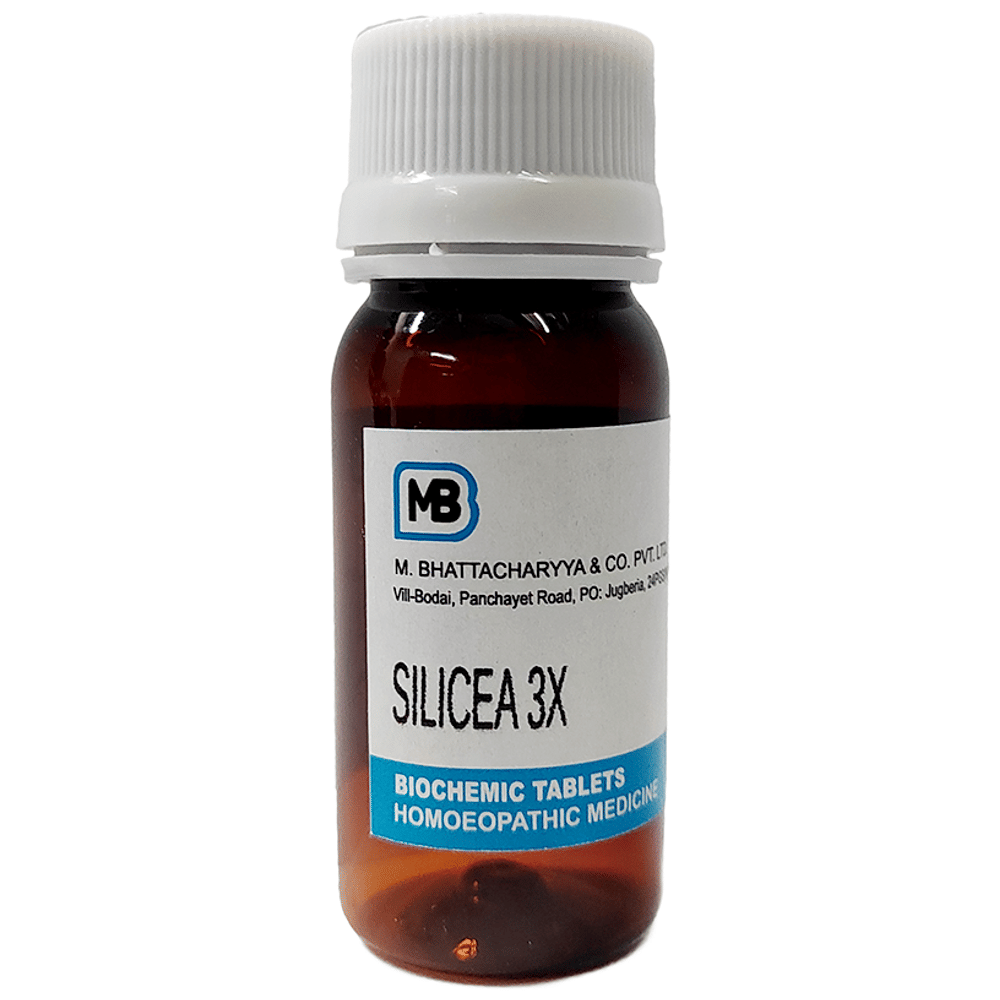 MB Silicea Tablet 3X bottle of 25 gm Tablet