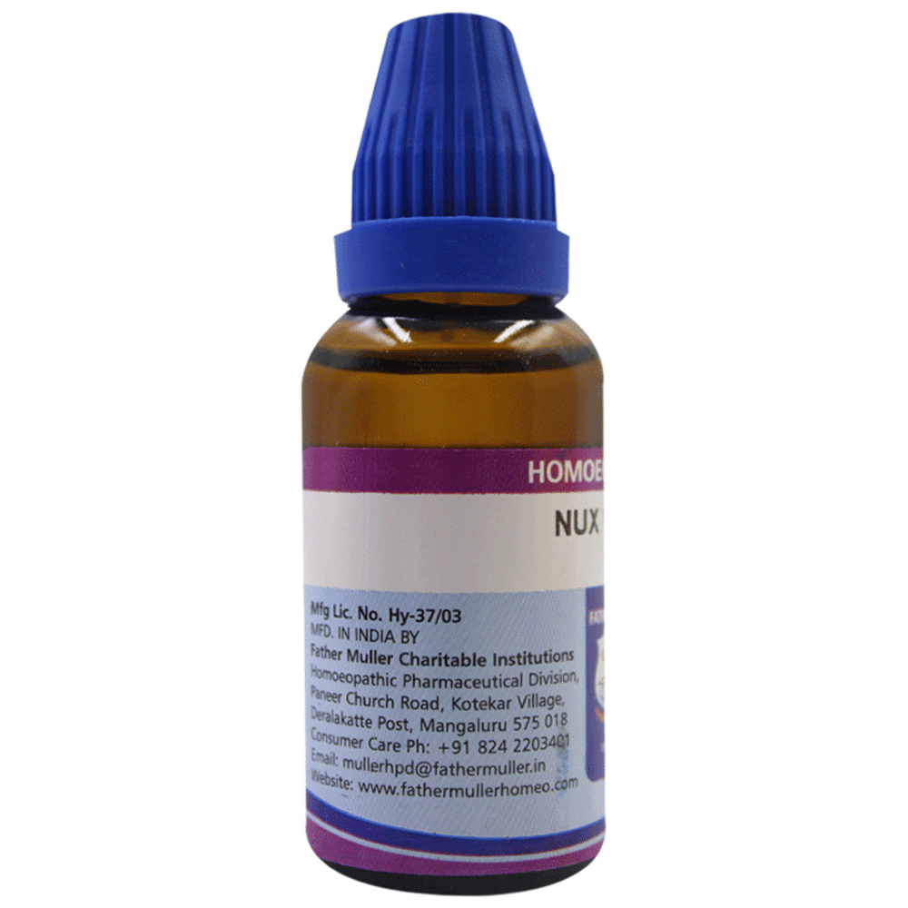 Father Muller Nux Vomica Drop 200C bottle of 30 ml Drop Father Muller Nux Vomica Drop 200C bottle of 30 ml Drop