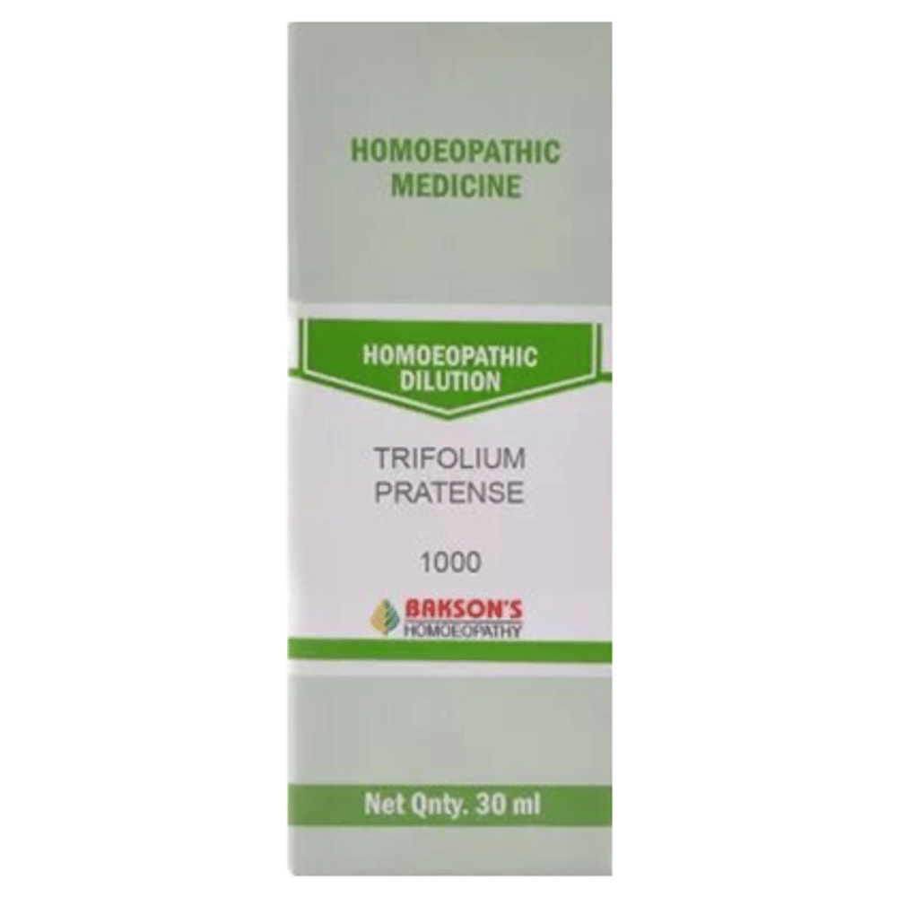 Bakson's Homeopathy Trifolium Pratense Dilution 1000 CH bottle of 30 ml Dilution
