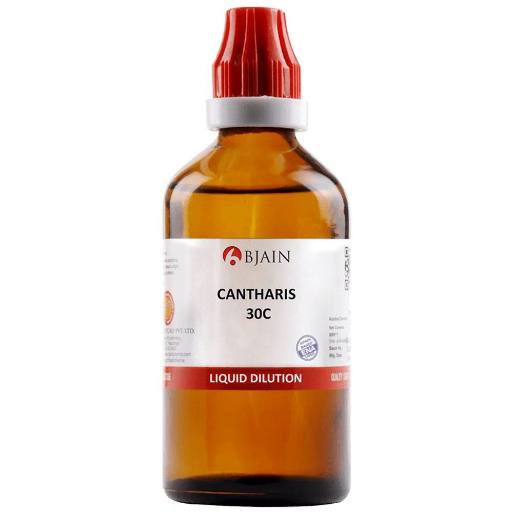 Bjain Cantharis Dilution 30C bottle of 100 ml Dilution