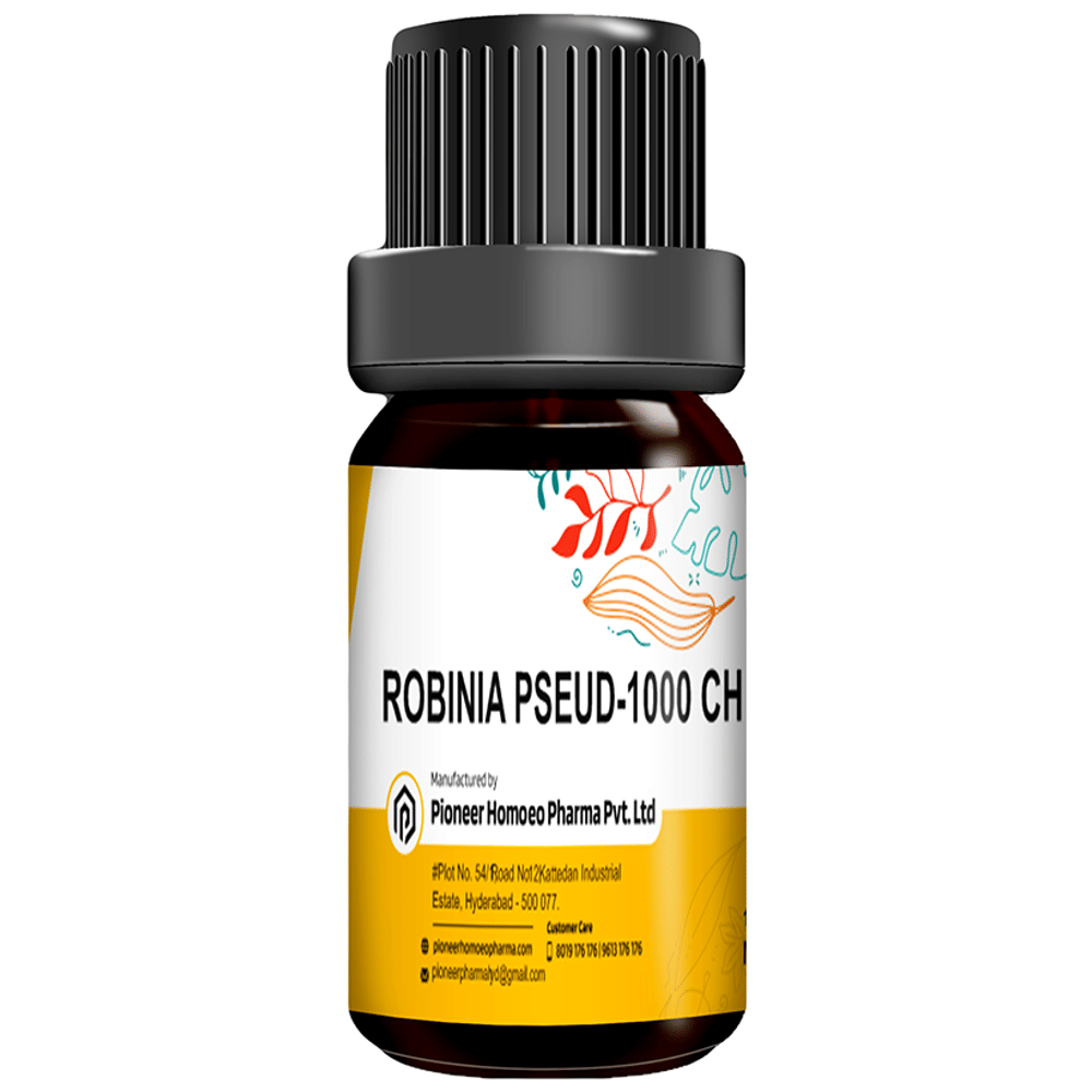Pioneer Pharma Robinia Pseudoca Globules Pellets Multidose Pills 1000 CH bottle of 150 tablets
