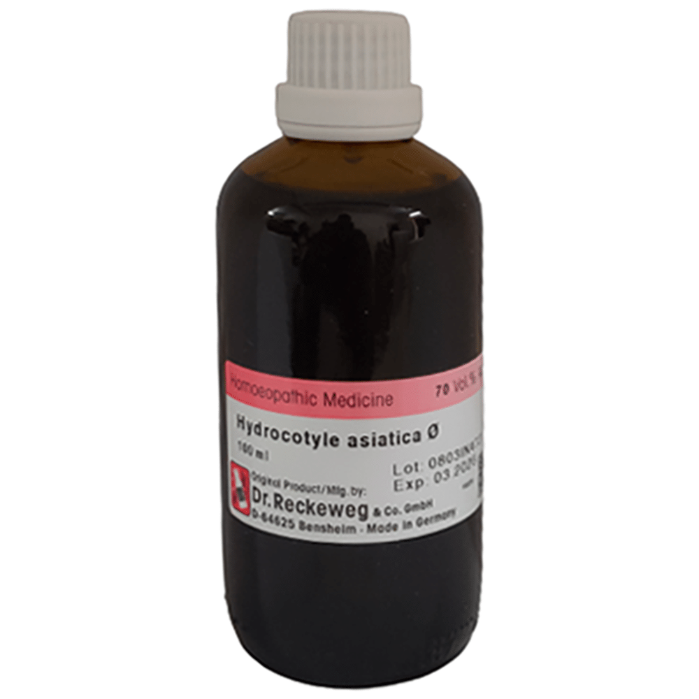 Dr Reckeweg &Co.gmbH Hydrocotyle AsiaticaMT Mother Tincture Q bottle of 100 ml Mother Tincture