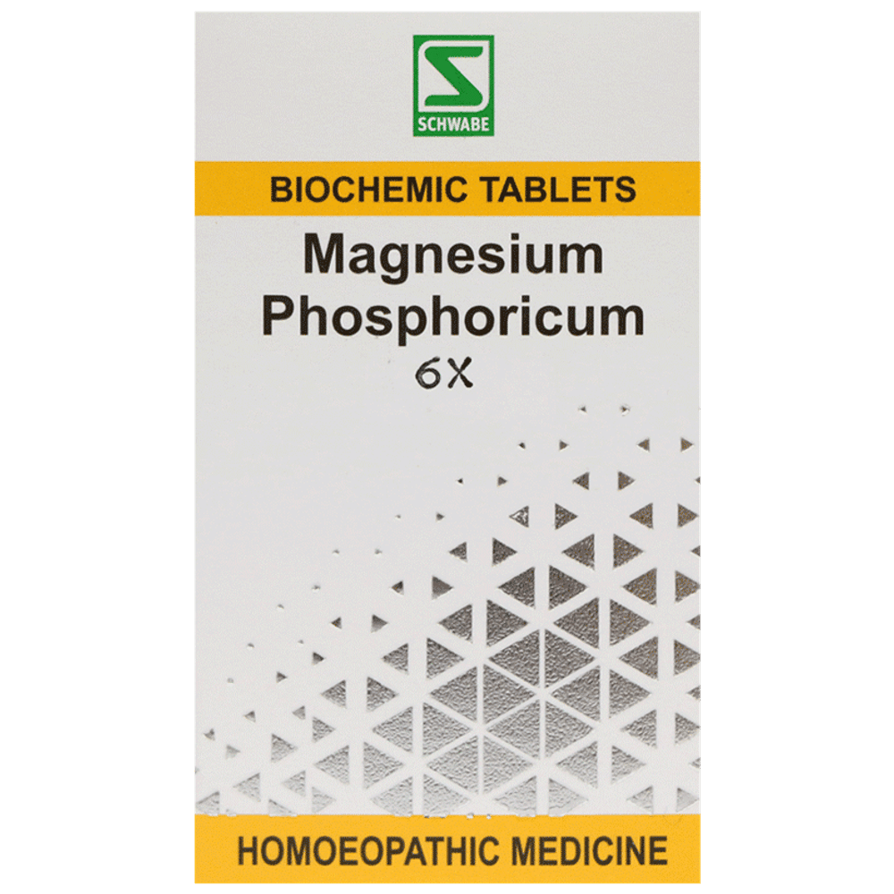 Dr Willmar Schwabe India Magnesia Phosphoricum Biochemic Tablet 6X bottle of 25 gm Biochemic Tablet