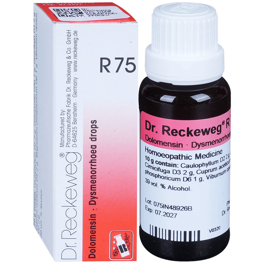 Dr. Reckeweg R75 Dysmenorrhoea Drop bottle of 22 ml Drop