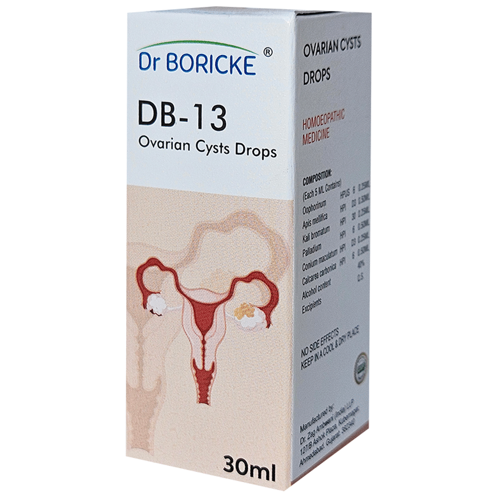 Dr Boricke DB 13 Ovarian Cyst Drop bottle of 30 ml Oral Drops
