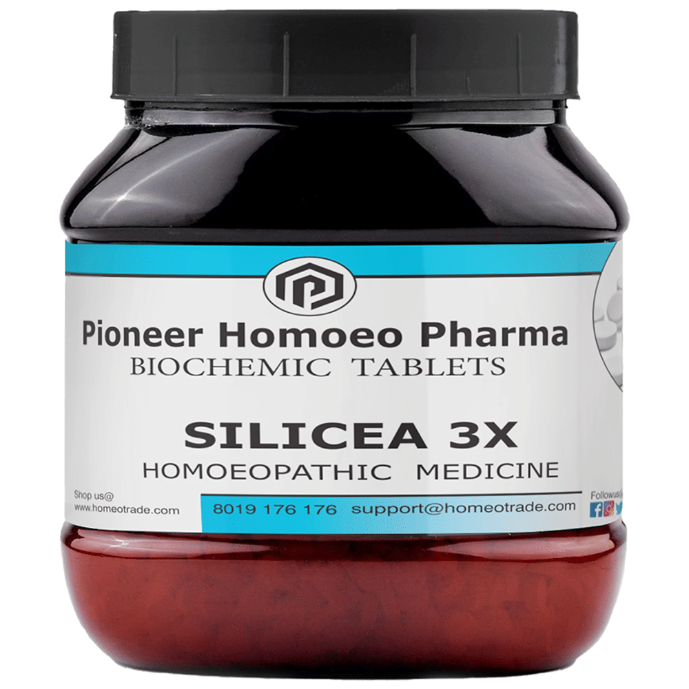 Pioneer Pharma Silicea Biochemic Tablet 6X bottle of 450 gm Biochemic Tablet