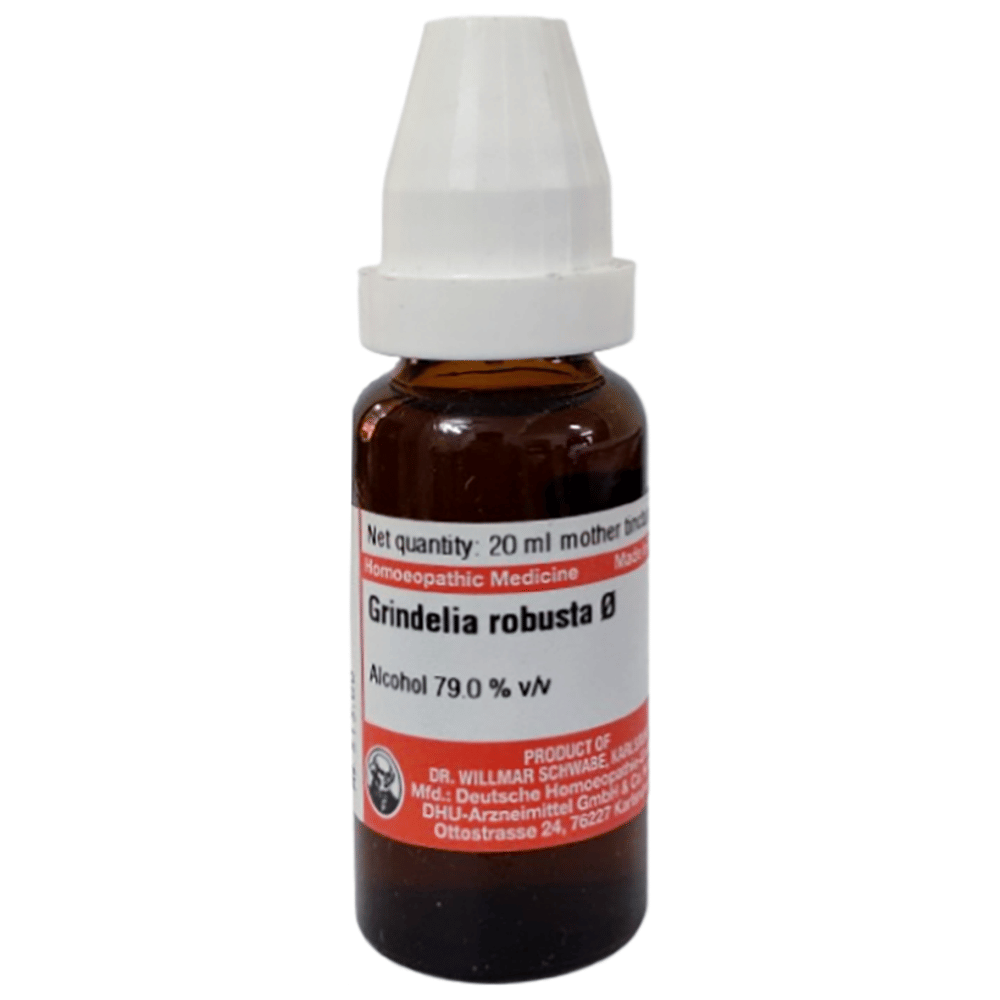 Dr Willmar Schwabe Germany Grindelia Robusta Mother Tincture Q bottle of 20 ml Mother Tincture