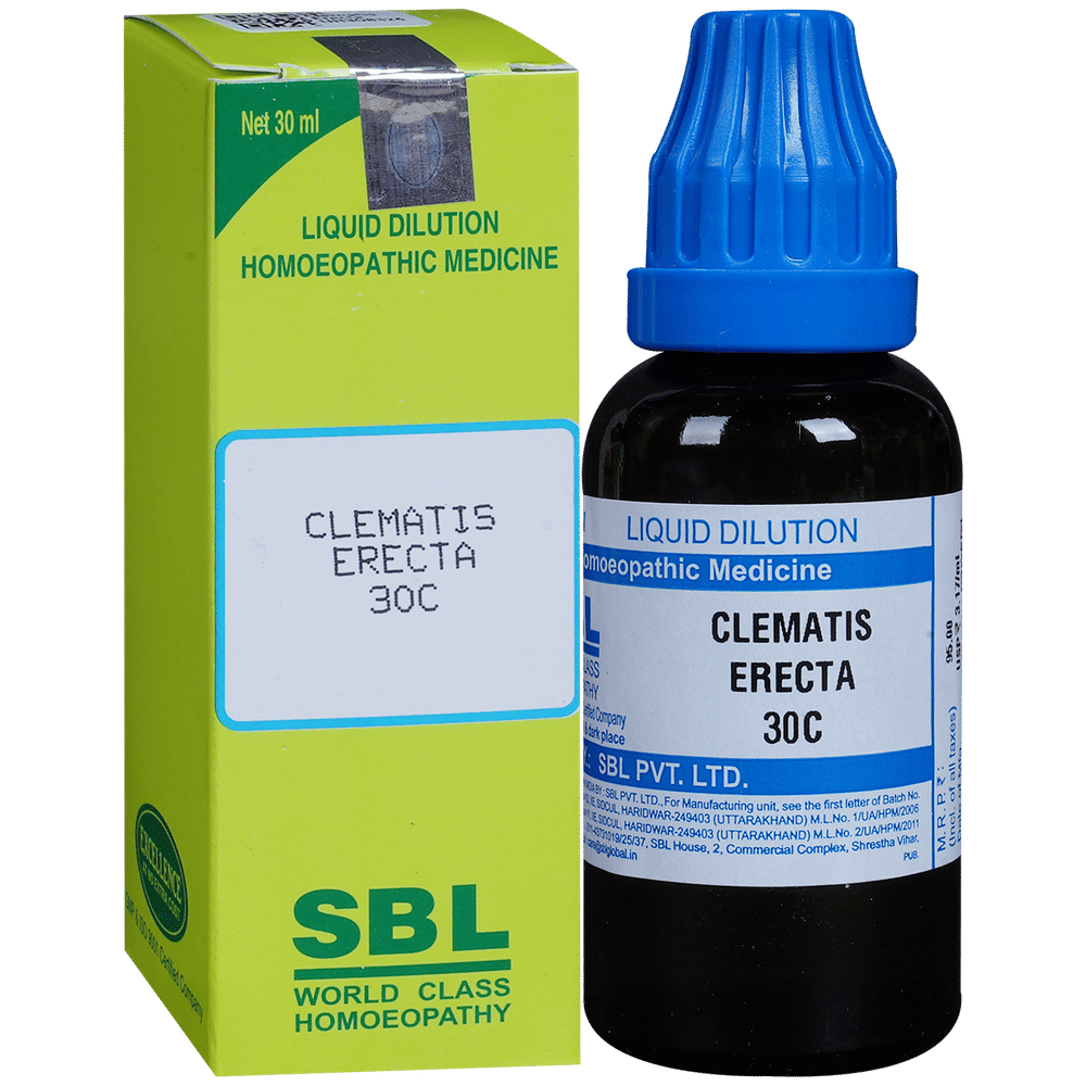 SBL Clematis Erecta Dilution 30 CH bottle of 30 ml Dilution