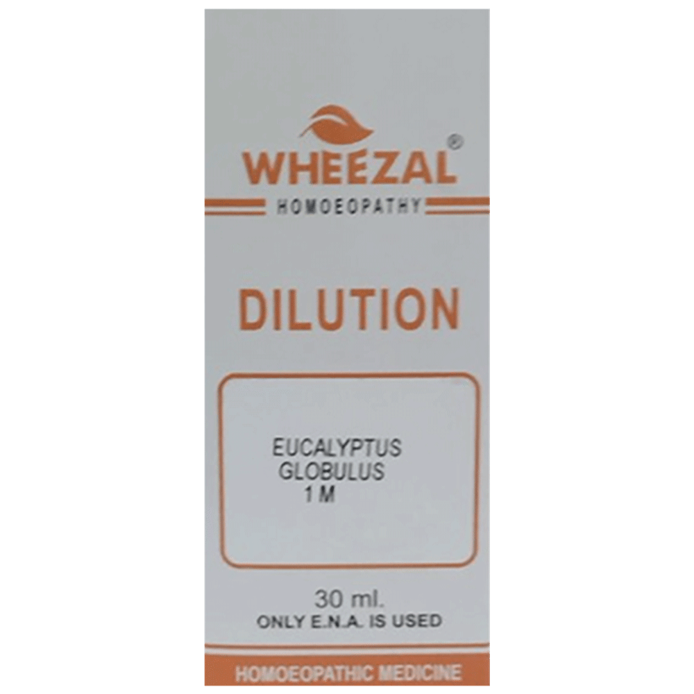 Wheezal Eucalyptus Globulus Dilution 1M bottle of 30 ml Dilution