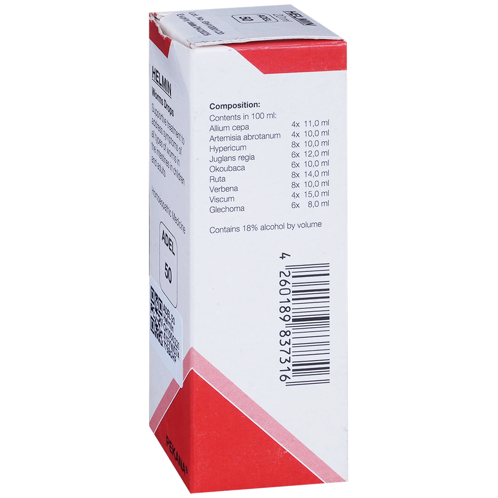 ADEL 50 Helmin Worms Drop bottle of 20 ml Drop ADEL 50 Helmin Worms Drop bottle of 20 ml Drop