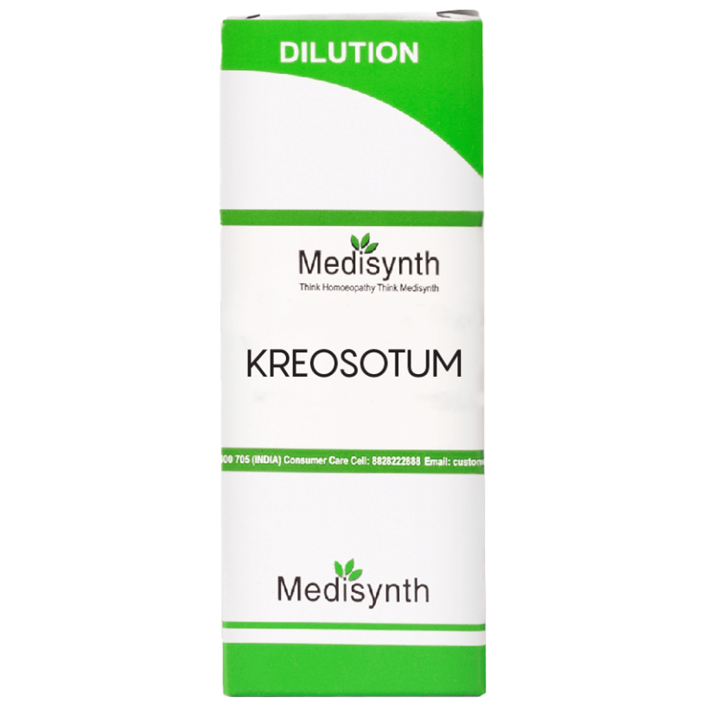 Medisynth Kreosotum Dilution 200 bottle of 30 ml Dilution