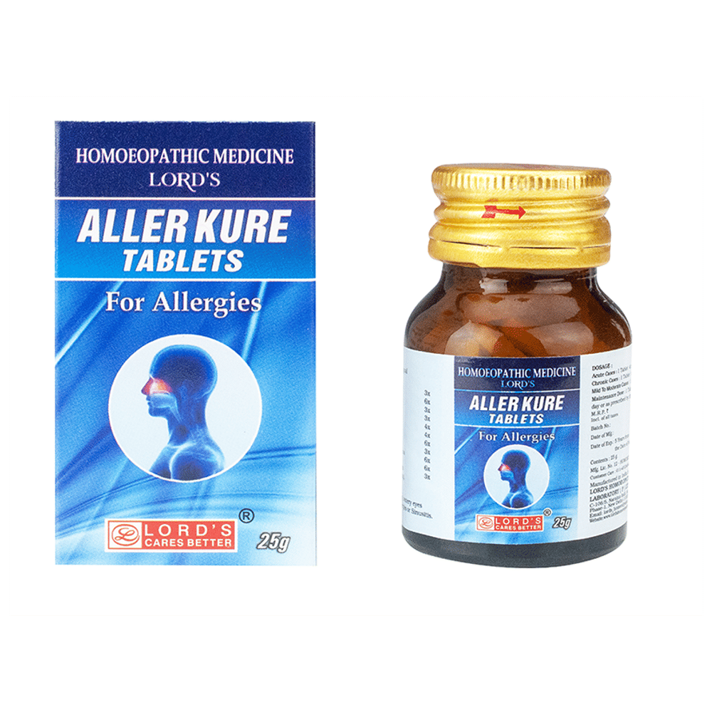 Lord's Aller Kure Tablet bottle of 25 gm Tablet