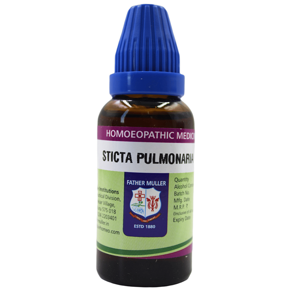 Father Muller Sticta Pulmonaria Drop Q bottle of 30 ml Oral Drops