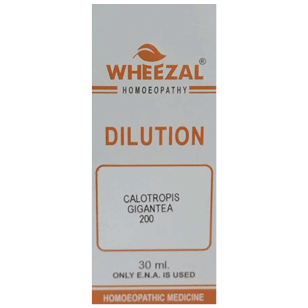 Wheezal Calotropis Gigantea Dilution 200 bottle of 30 ml Dilution