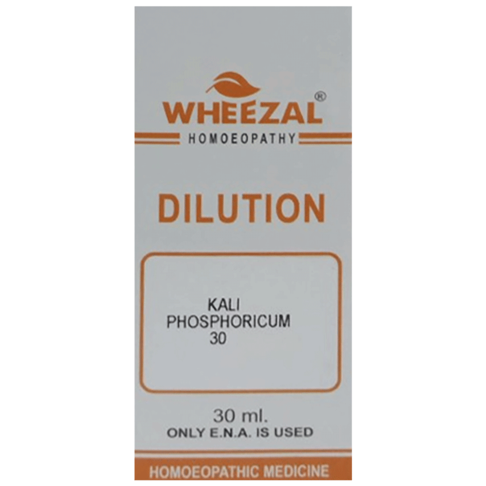 Wheezal Kali Phosphorium Dilution 30 bottle of 30 ml Dilution