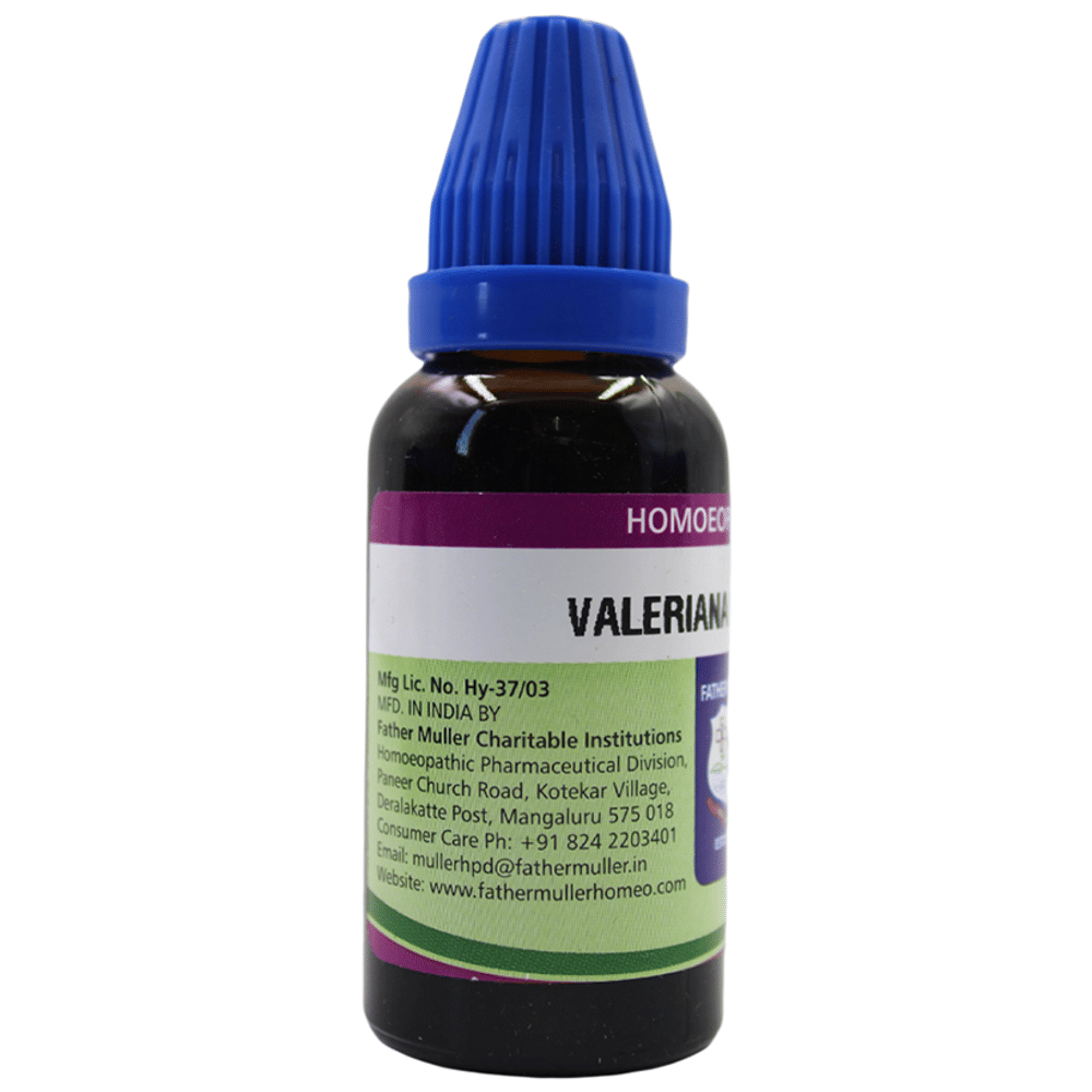 Father Muller Valeriana Officinalis Drop Q bottle of 30 ml Oral Drops Father Muller Valeriana Officinalis Drop Q bottle of 30 ml Oral Drops