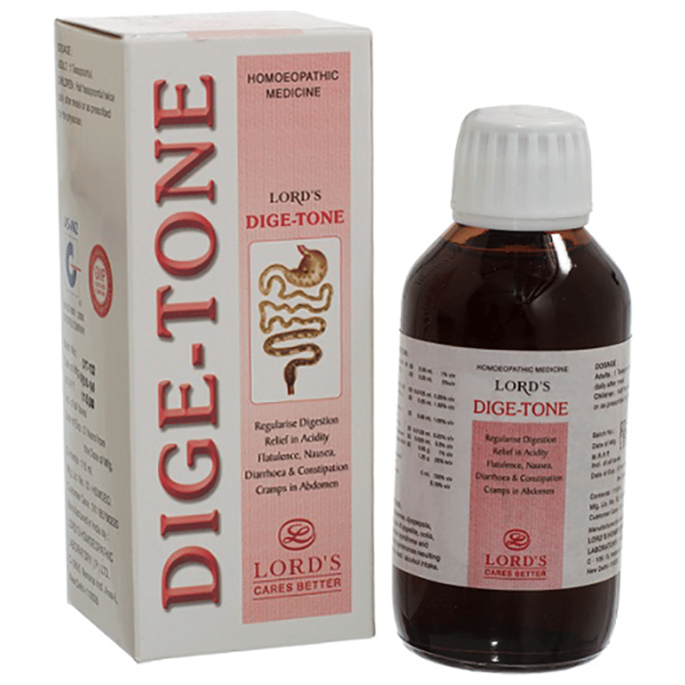 Lord's Dige-Tone Syrup bottle of 115 ml Syrup Lord's Dige-Tone Syrup bottle of 115 ml Syrup