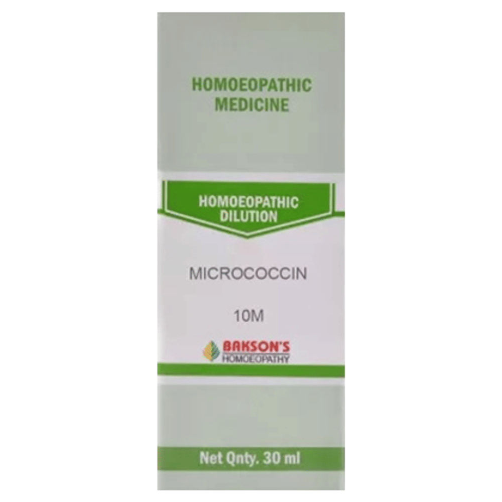 Bakson's Homeopathy Micrococcin Dilution 10M bottle of 30 ml Dilution
