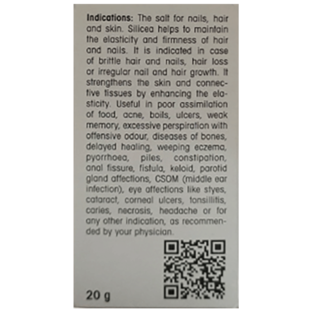 Dr Reckeweg &Co.gmbH Silicea (20gm Each) Biochemic Tablet 3X bottle of 1 Biochemic Tablet