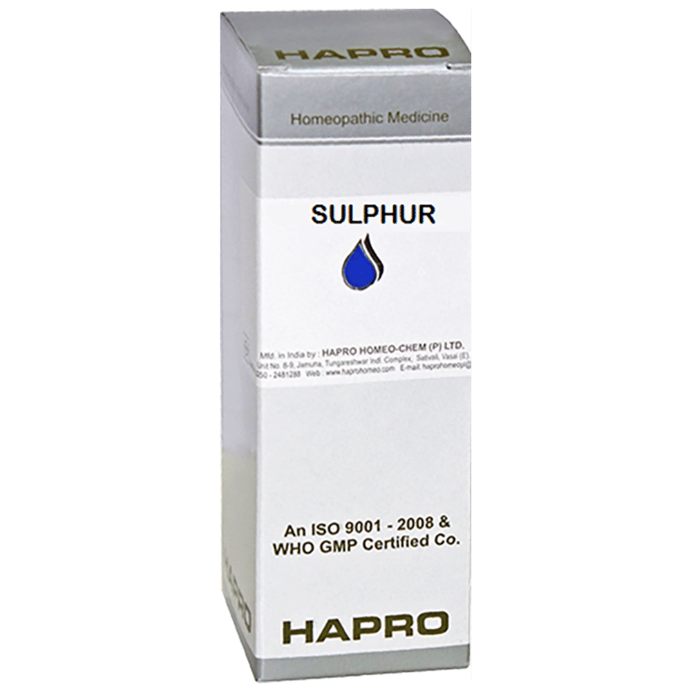 Hapro Sulphur Dilution 50M bottle of 30 ml Dilution