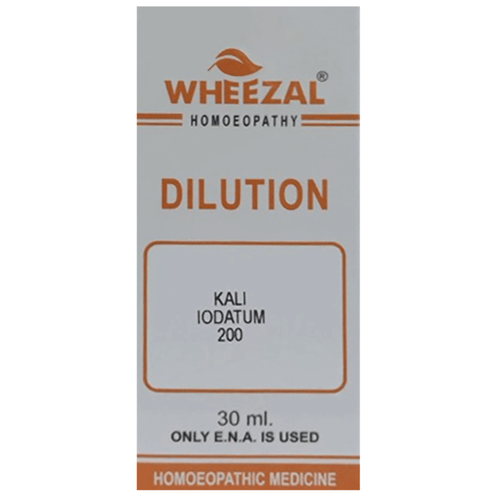 Wheezal Kali Iodatum Dilution 200 bottle of 30 ml Dilution