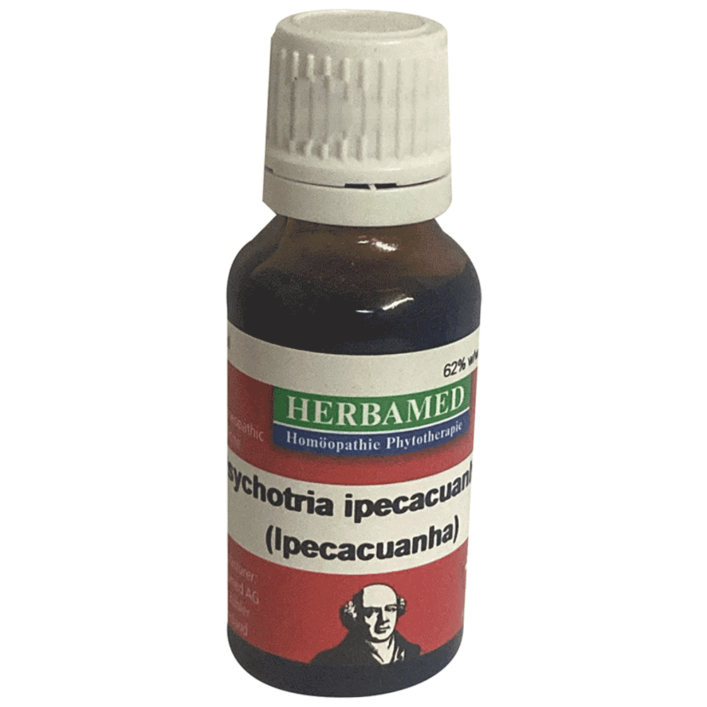 Herbamed Psychotria Ipecacuanha Mother Tincture Q bottle of 20 ml Mother Tincture Herbamed Psychotria Ipecacuanha Mother Tincture Q bottle of 20 ml Mother Tincture