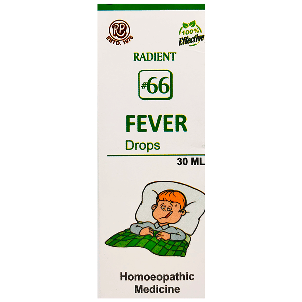 Radient #66 Fever Drops bottle of 30 ml Oral Drops