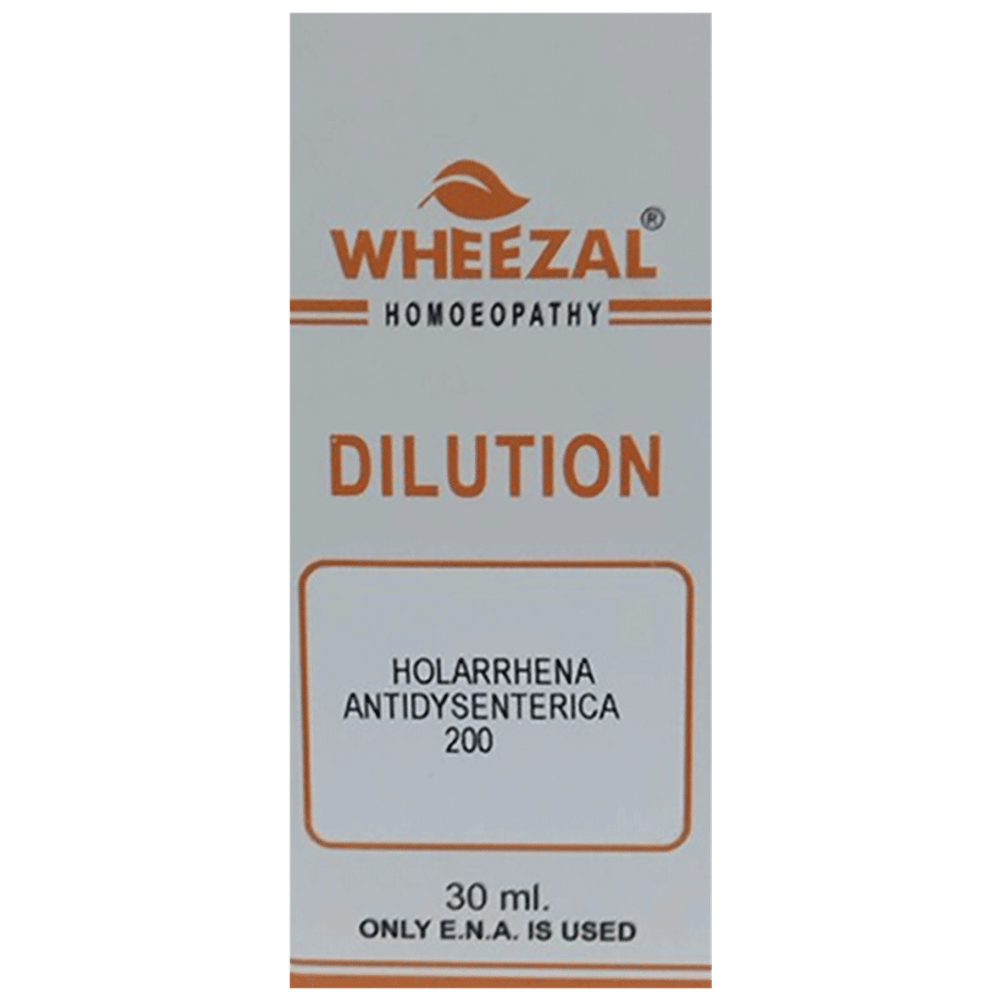 Wheezal Holarrhena Antioysenterica Dilution 200 bottle of 30 ml Dilution