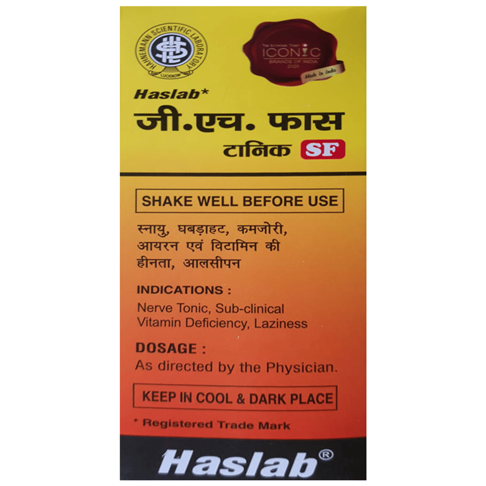 Haslab G.H. Phos Tonic Sugar Free bottle of 115 ml Tonic