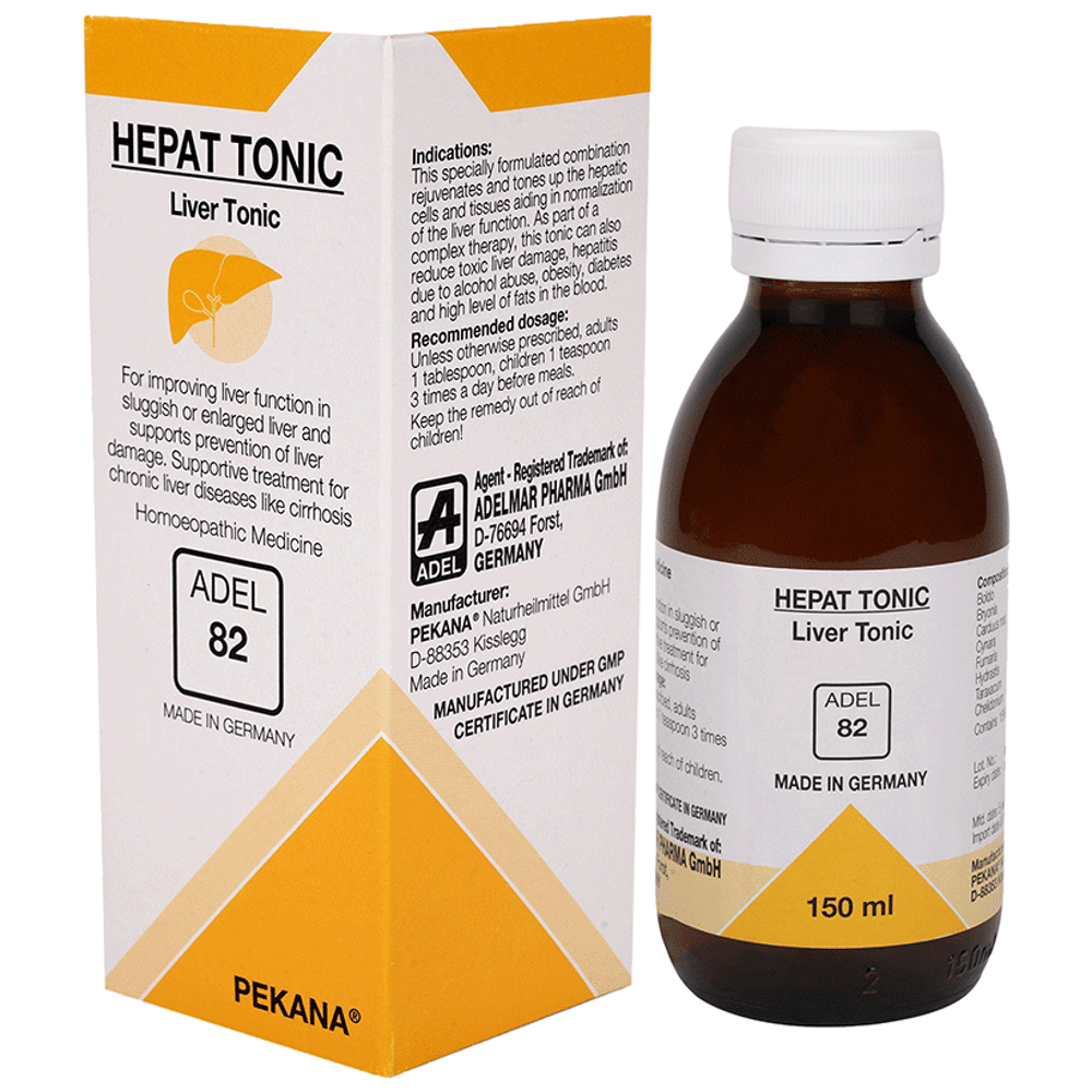 ADEL 82 Hepat Liver Tonic Drop bottle of 150 ml Drop ADEL 82 Hepat Liver Tonic Drop bottle of 150 ml Drop