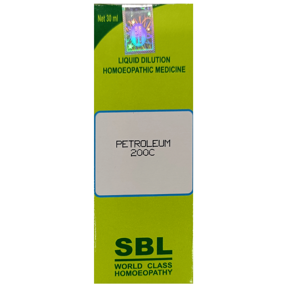 SBL Petroleum Dilution 200C bottle of 30 ml Dilution