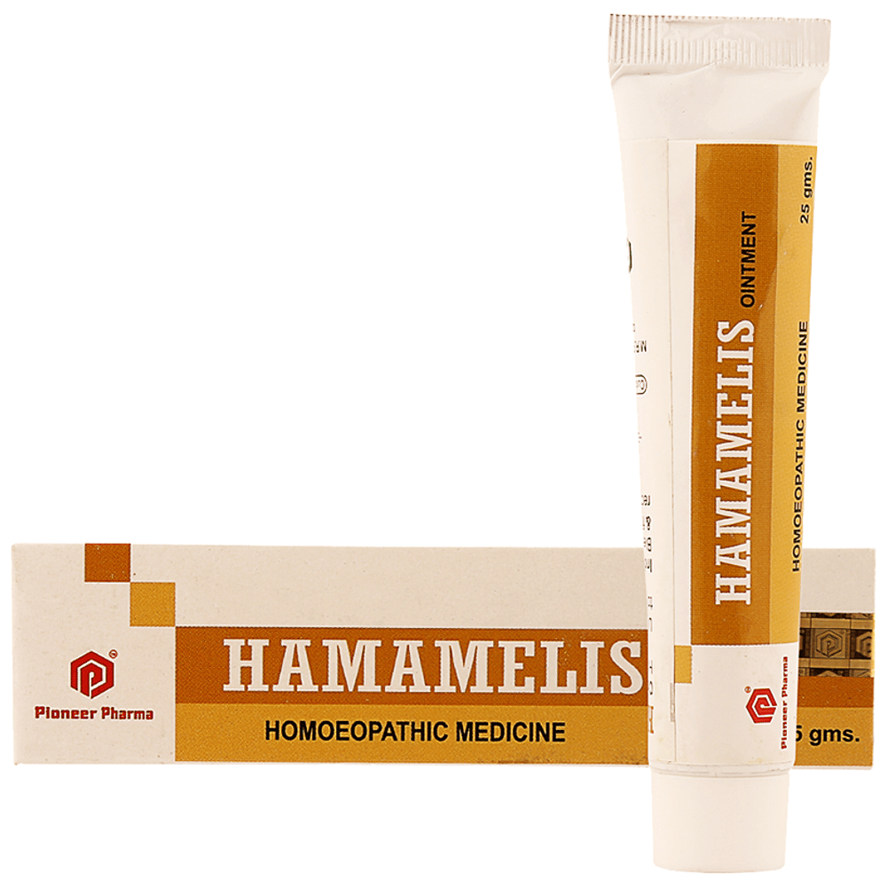 Pioneer Pharma Hamamelis Ointments (25gm Each) combo pack of 2 bottles