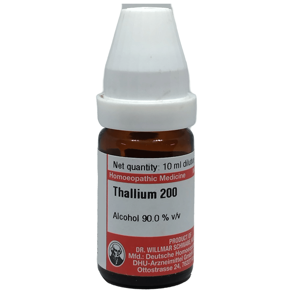 Dr Willmar Schwabe Germany Thallium Dilution 200 bottle of 10 ml Dilution