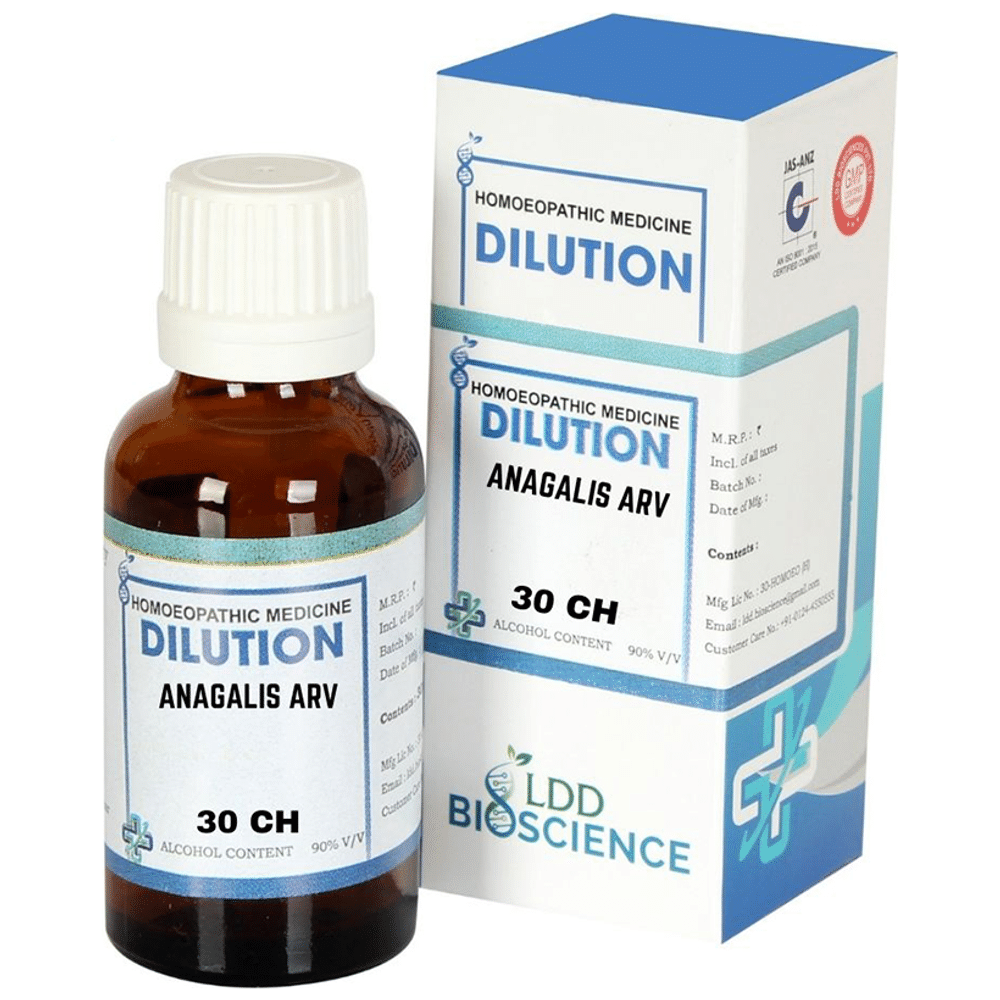 LDD Bioscience Anagalis Arv Dilution 30 CH bottle of 30 ml Dilution