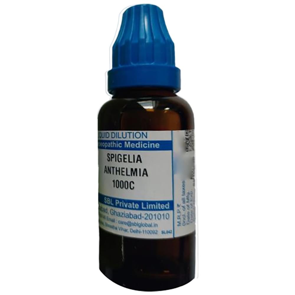 SBL Spigelia Anthelmia Dilution 1000 CH bottle of 30 ml Dilution