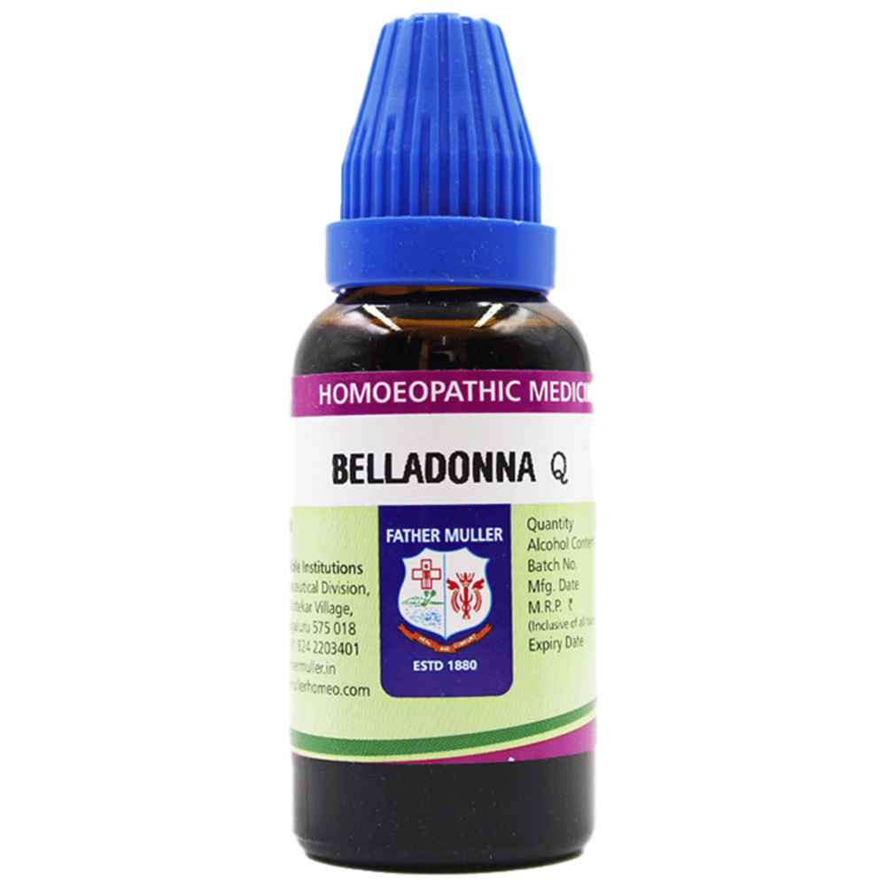 Father Muller Belladonna Drop Q bottle of 30 ml Oral Drops